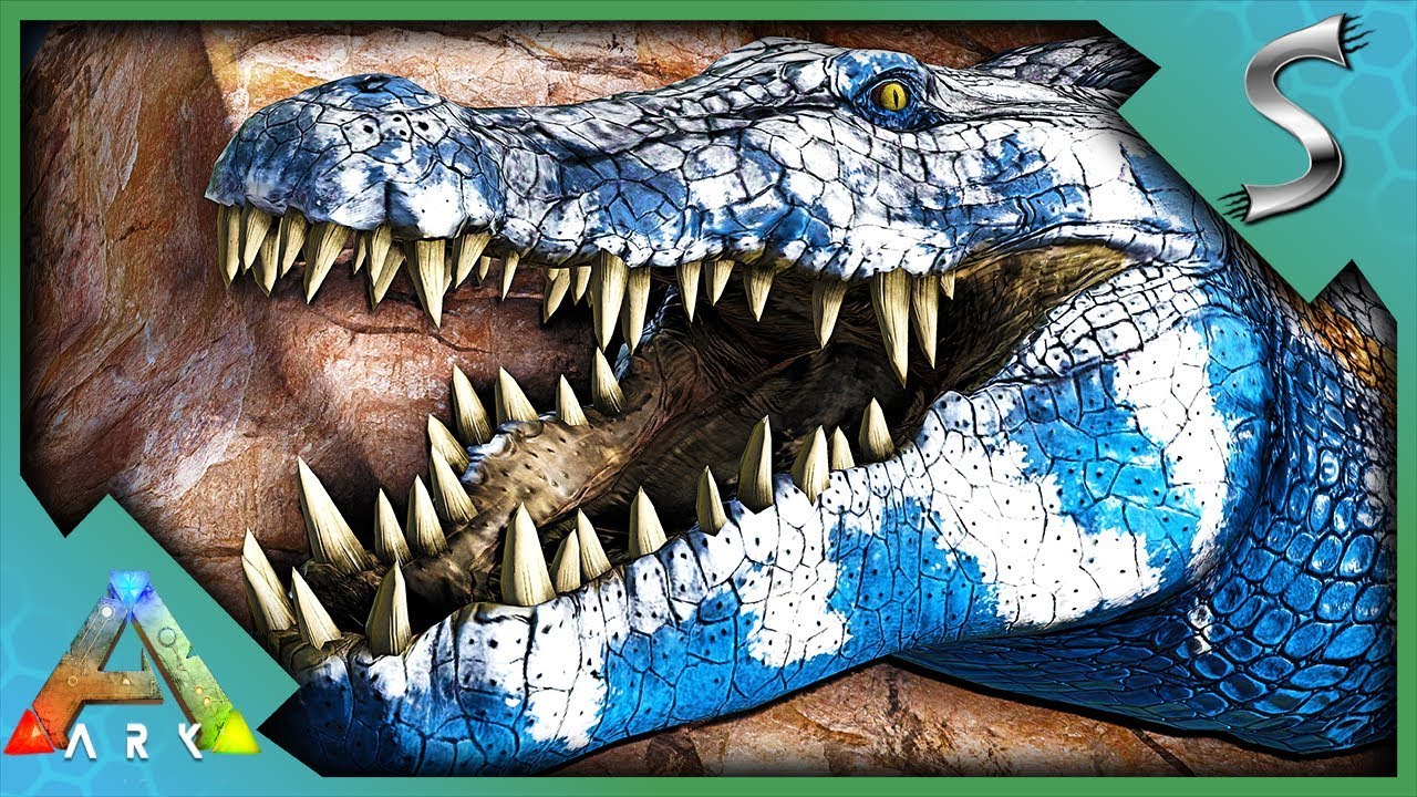 Deinosuchus goes SNAP! #ark #arksurvivalascended #deinosuchus