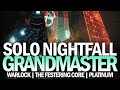 Solo Grandmaster Nightfall The Festering Core on a Warlock (Platinum Rank) [Destiny 2]