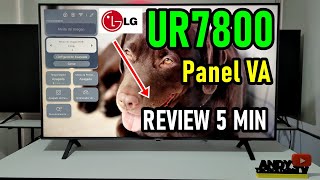 LG UR7800: REVIEW COMPLETA EN 5 MINUTOS / Smart TV 4K Panel VA / LCD LED