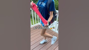 How to Make NO GLUE SLIME at SCHOOL! 😱😳📚 *DIY Slime WITHOUT Glue & Activator* Tutorial Craft