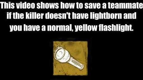 Dead By Daylight | How to Flashlight Save.  [2018]