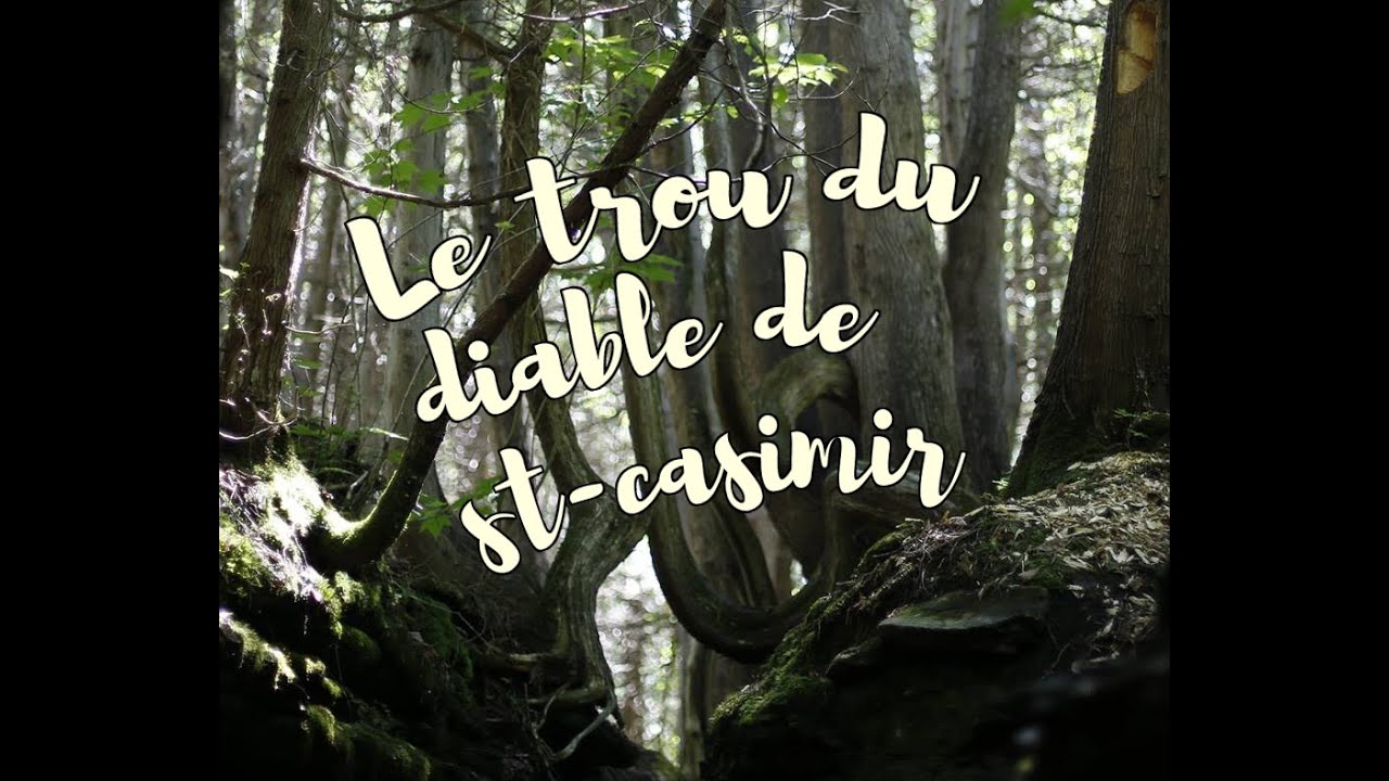 Exploring a cave Le trou du diable de StCasimir YouTube