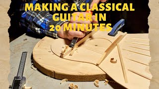 Process Of Making Guitar (Full Montage) - classical guitar - Flamenco Guitar - Acoustic Guitar