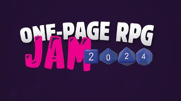 One-Page RPG Jam 2024 Trailer
