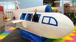 Troy and Izaak Pretend Play Jobs & Profession at Indoor Playground for kids TBTFUNTV