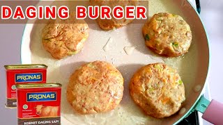 Resep Daging Burger Kornet  Bikin Sendiri Dirumah Lebih Sehat Rasanya Tidak Kalah Enak