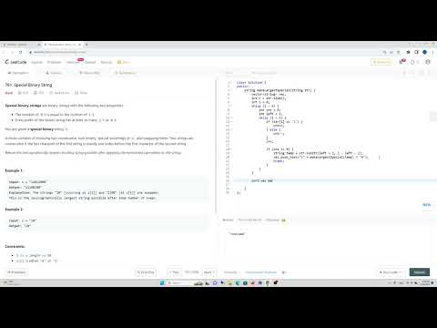 761 special binary string