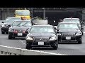 首都高箱乗り!!安倍晋三総理大臣車列3連発!首都高合流 警視庁LEXUS 警護車 総理大臣警護車列 警視庁SP Police Car Prime Minister of Japan Motorcade