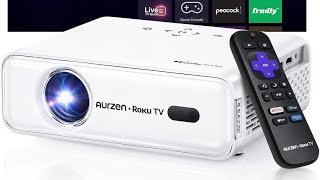 Aurzen Roku TV Smart Projector Review 2026 | Best Portable 1080P Mini Projector?