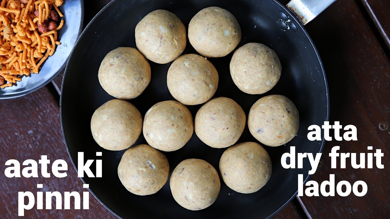 aate ki pinni recipe | punjabi atta pinni recipe | पंजाबी आटे की पिन्नी | aate ke ladoo | Hebbar | Hebbars Kitchen