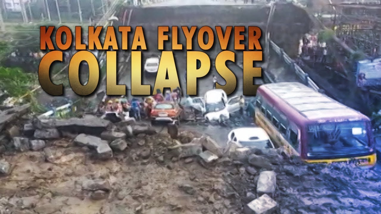 Flyover collapses in Kolkata’s Majerhat, several feared killed - YouTube
