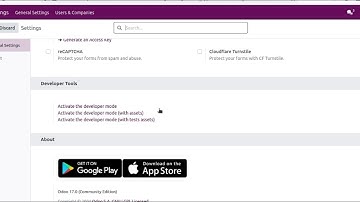 Activate Developer Mode in Odoo 17