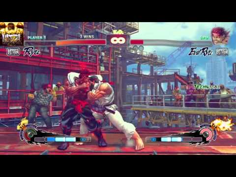 ULTRA STREET FIGHTER IV　プレイ動画　リュウvs殺意の波動に目覚めたリュウ