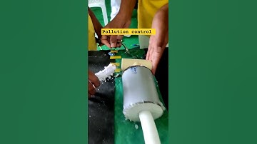 Pollution control science project, science project, inspire award project, Arduino project , school