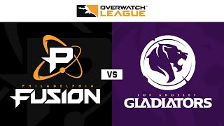 Philadelphia Fusion vs Los Angeles Gladiators | Week 25 | NA Day 2