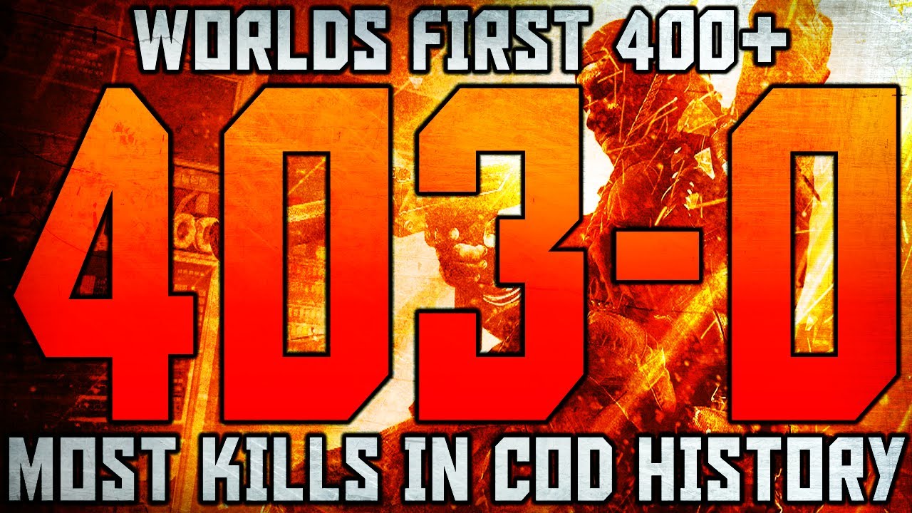 Black Ops 2: 403-0 MOST KILLS IN CoD HISTORY by TOP Marley (20/06/14)