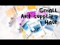 Small Art Supplies Haul- Schmincke Watercolors & Canson Pad