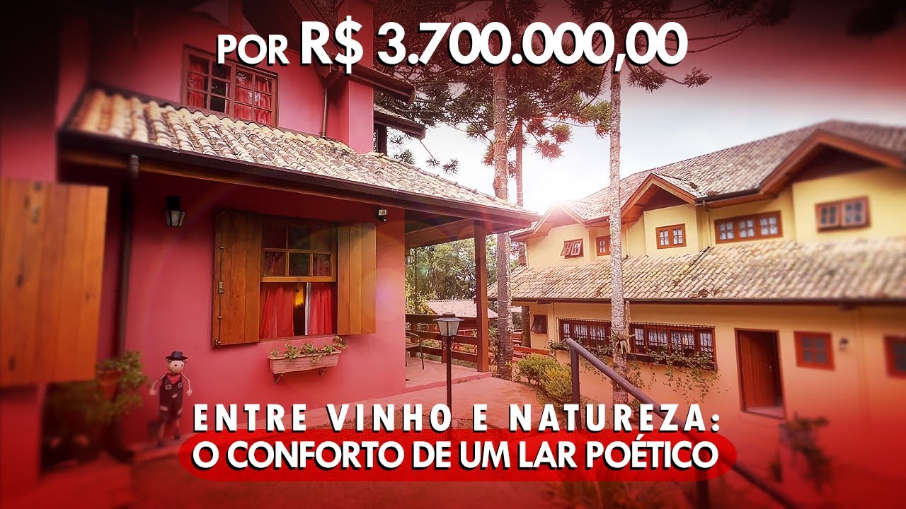 Vídeo do Imóvel: Propriedade cercada de natureza, com casa principal e 03 apartamentos mobiliados