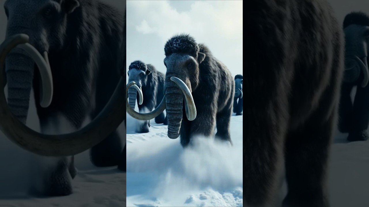 AI Animates 5 Ice Age Animals That Roamed Earth 