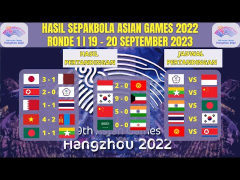 HASIL PERTANDINGAN SEPAKBOLA ASIAN GAMES 2023 HARI INI - RONDE 1 - JEPANG VS QATAR