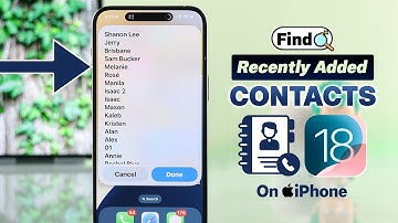 iOS 18: How to View Recently Added Contacts on iPhone!