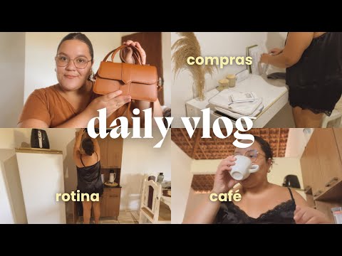 DAILY VLOG: rotina da manhã, organização, mostrando recebidos e compras, metas…