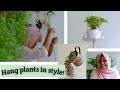 Simple DIYs to style hanging plants | മലയാളം| Hanging plant ideas|