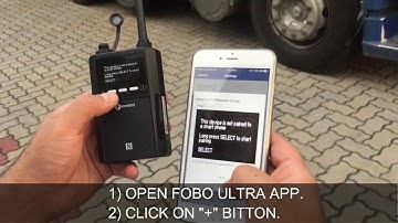 FOBO Ultra Repeater and Sensor Installation ( For IOS)