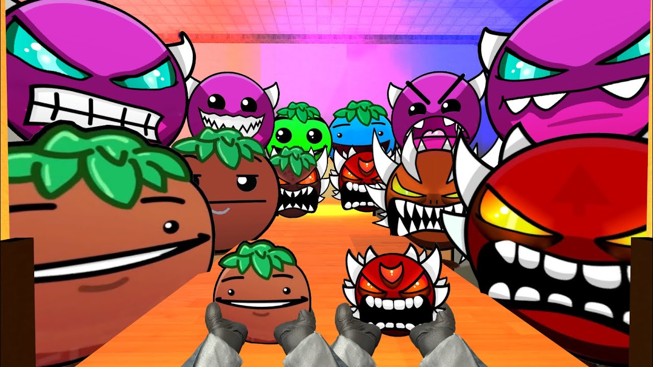 Saving Baby LeafFace From Blood In The Bath, Leaf On The Grass And Enemy Remaining Nextbot Gmod