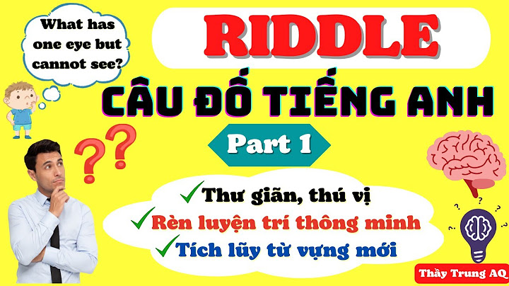 Các câu đố mẹo tiếng anh là gì