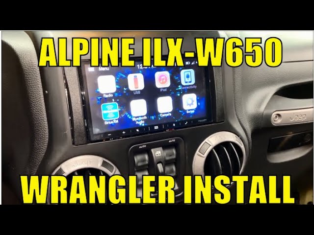 Actualizar 65+ imagen installing alpine ilx-w650 in jeep wrangler