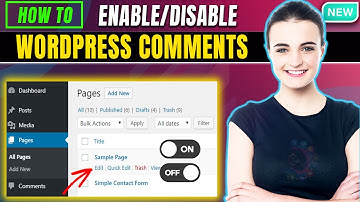 How to Enable/Disable WordPress Comments 2025 | Disable all comments WordPress