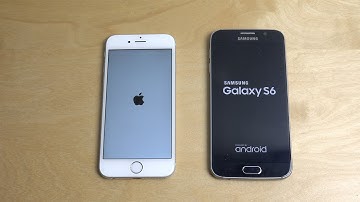 iPhone 6S vs. Samsung Galaxy S6 Android 5.1.1 - Speed Test!