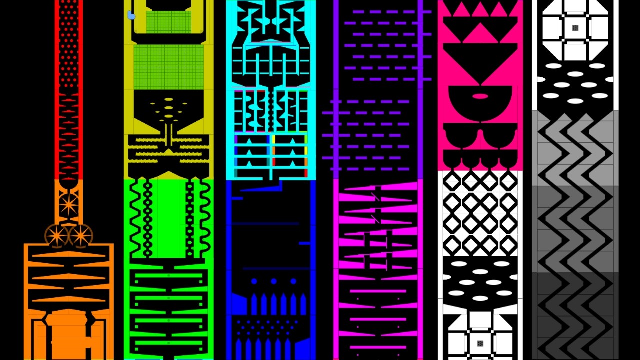 Falling Marble Race 【Algodoo Marble Race】#1