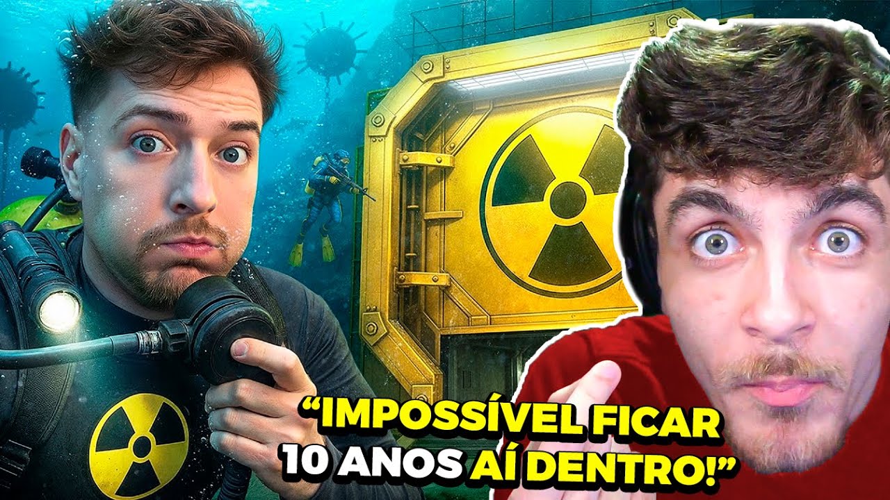 suetam reage a MrBeast: Bunker de US$ 1 vs de US$ 1 bilhão!