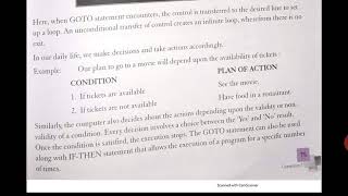 Class 7.  Lno.7. Conditional Control Statements.     Part -1