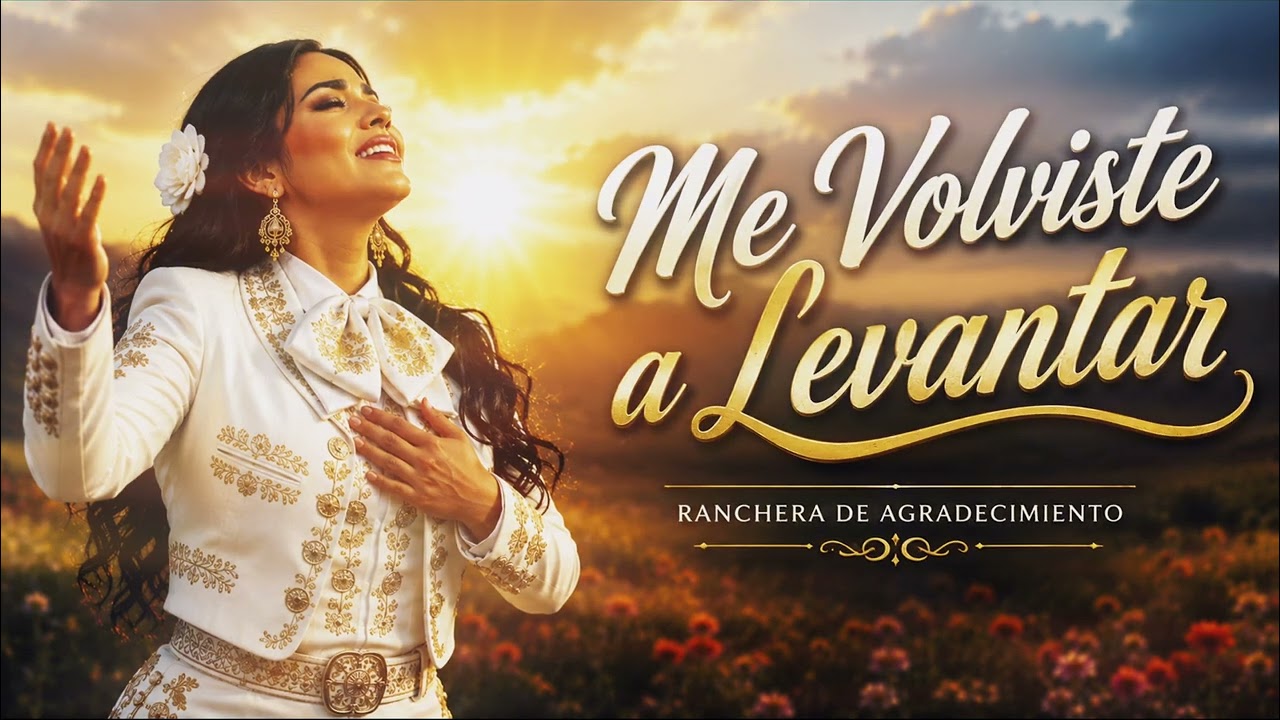 ME VOLVISTE A LEVANTAR 🙏 | La Ranchera Cristiana que te Recordará que Dios Nunca te Deja Caer