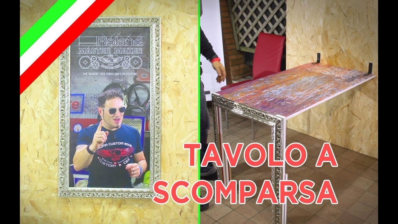 Come Fare Un Tavolo Pieghevole Salvaspazio In Legno Fai Da Te Ep03 Roland Master Maker