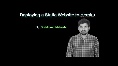 static website hosting in Heroku