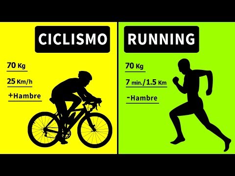 CICLISMO vs RUNNING. CUÁL QUEMA MÁS CALORÍAS 🚲 SALUD CICLISTA