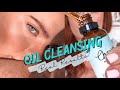 Removing Sebaceous Filaments | THE OIL CLEANSING METHOD| Oil plugs, blackheads & real results (2020)