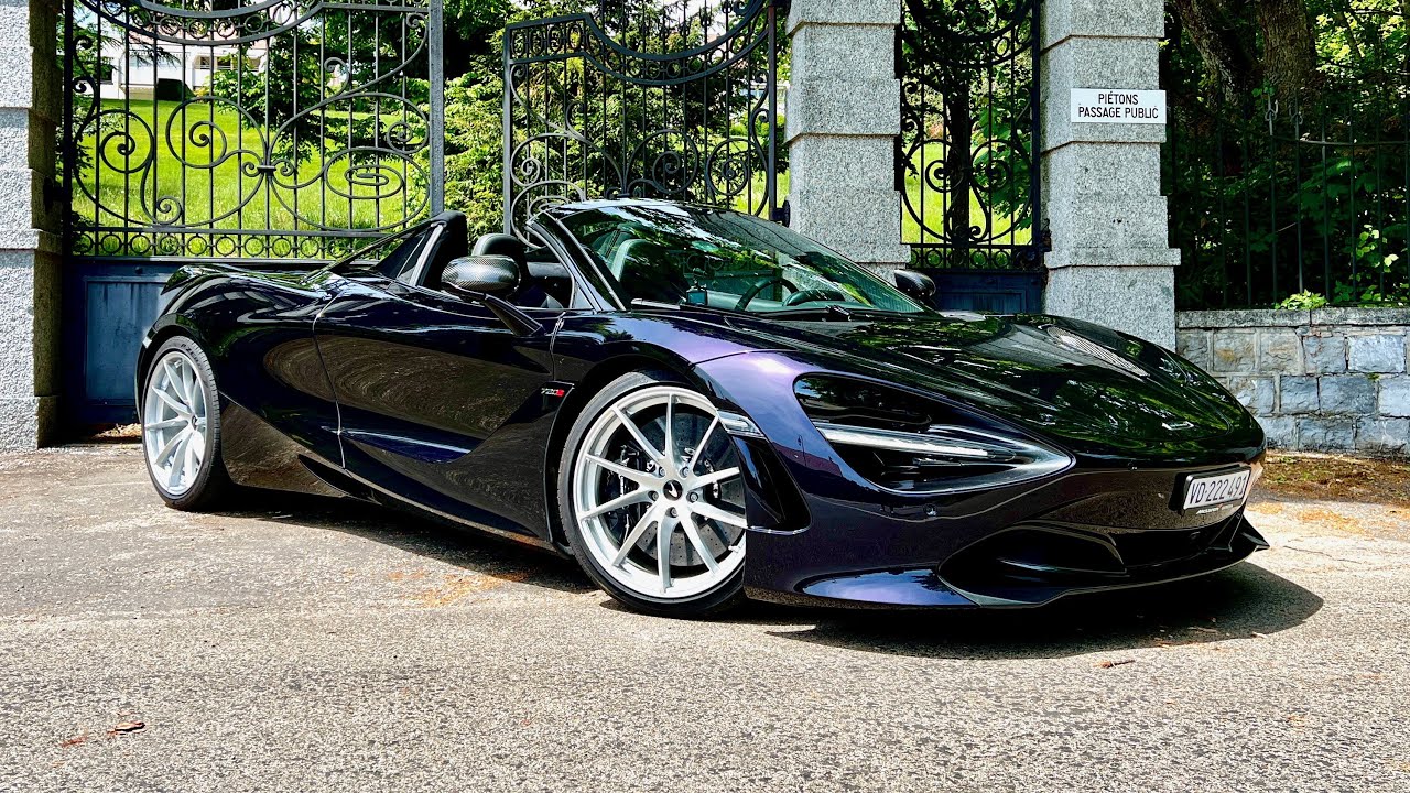 Roof down with the MCLAREN 720S SPIDER & MSO Paint - Test & Review
