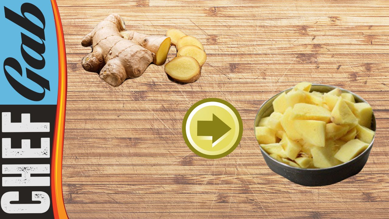 Come pulire lo zenzero senza sprechi! - Chef Gab