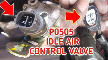 How to Test and Replace idle air control valve ! CODE P0505 ! quick and Easy Fix ?
