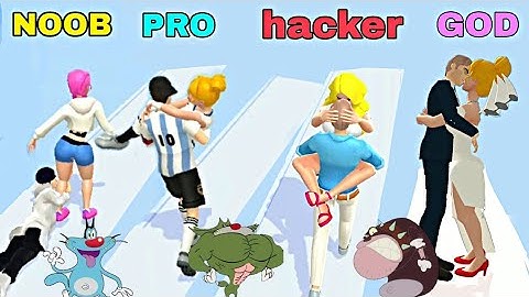 noob vs pro vs hacker vs god | bestie breakup game with oggy jack and bob | bestie breakup gameplay