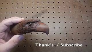 Wooden Eagle Head Carving II