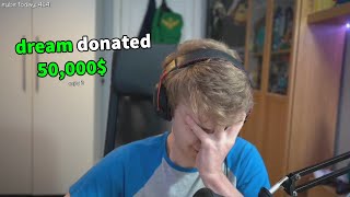 Every dream donation on twitch (tommyinnit,technoblade,fundy...)