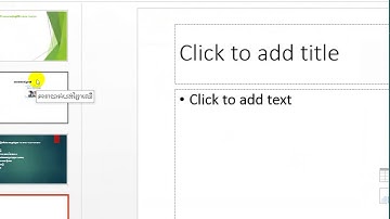 របៀបលុប Slide M s Office PowerPoint 2013