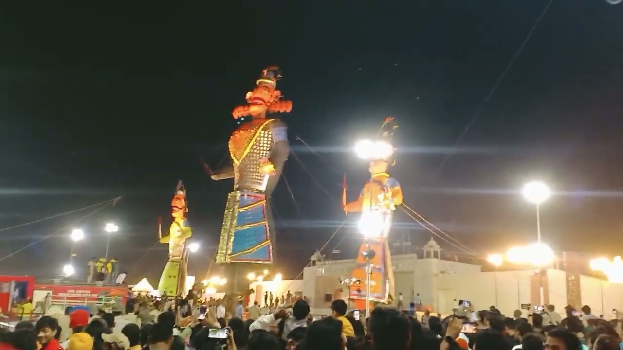 Ravan Dahan in kota rajasthan - YouTube