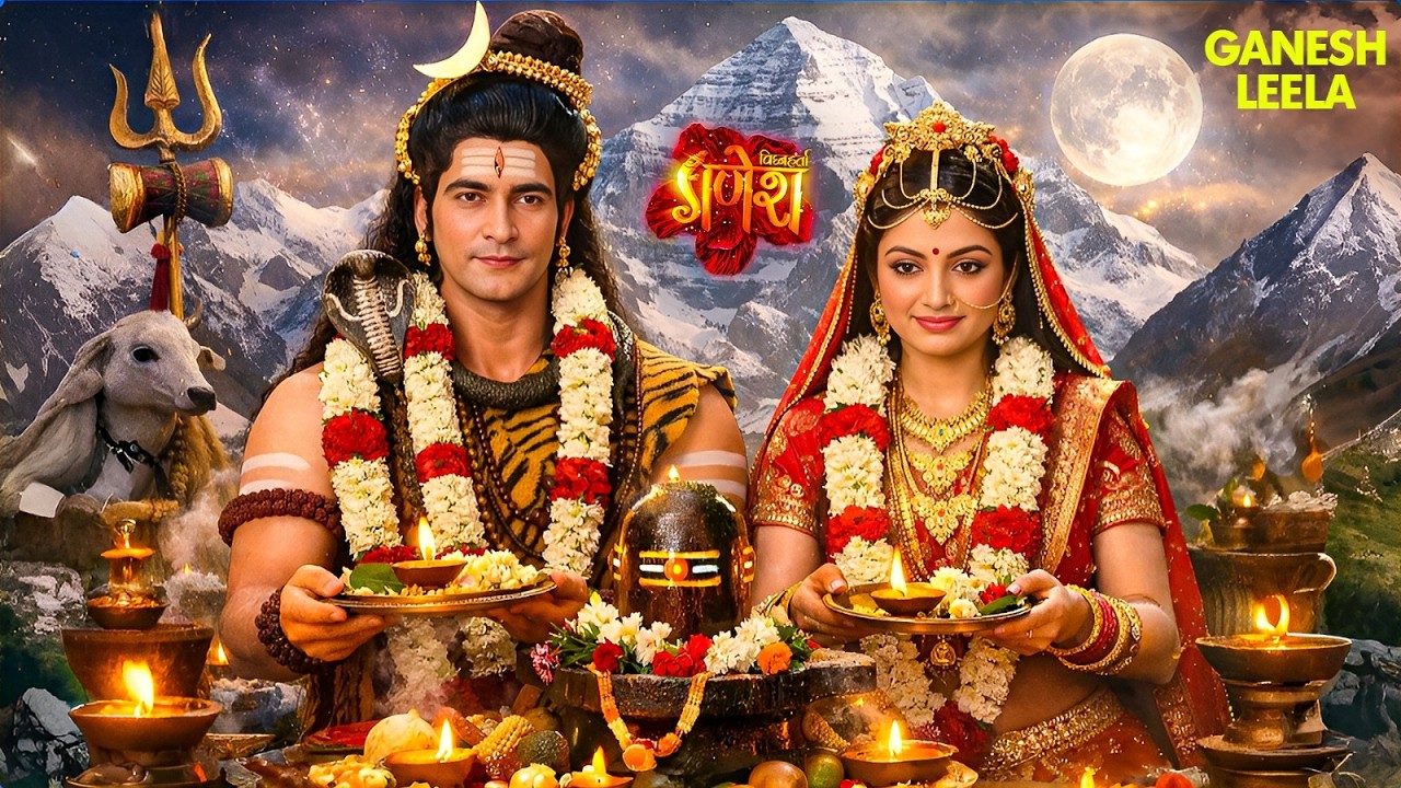 महाशिवरात्रि विशेष – भगवान शिव और माता पार्वती का अद्भुत विवाह! 🕉️✨ | Jai Bholenath | #mahadev #god